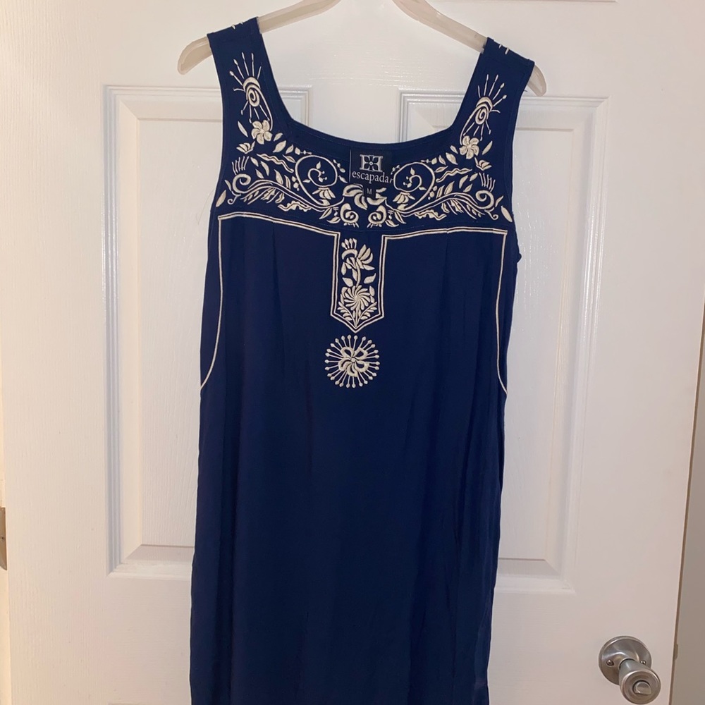 Navy blue sundress
